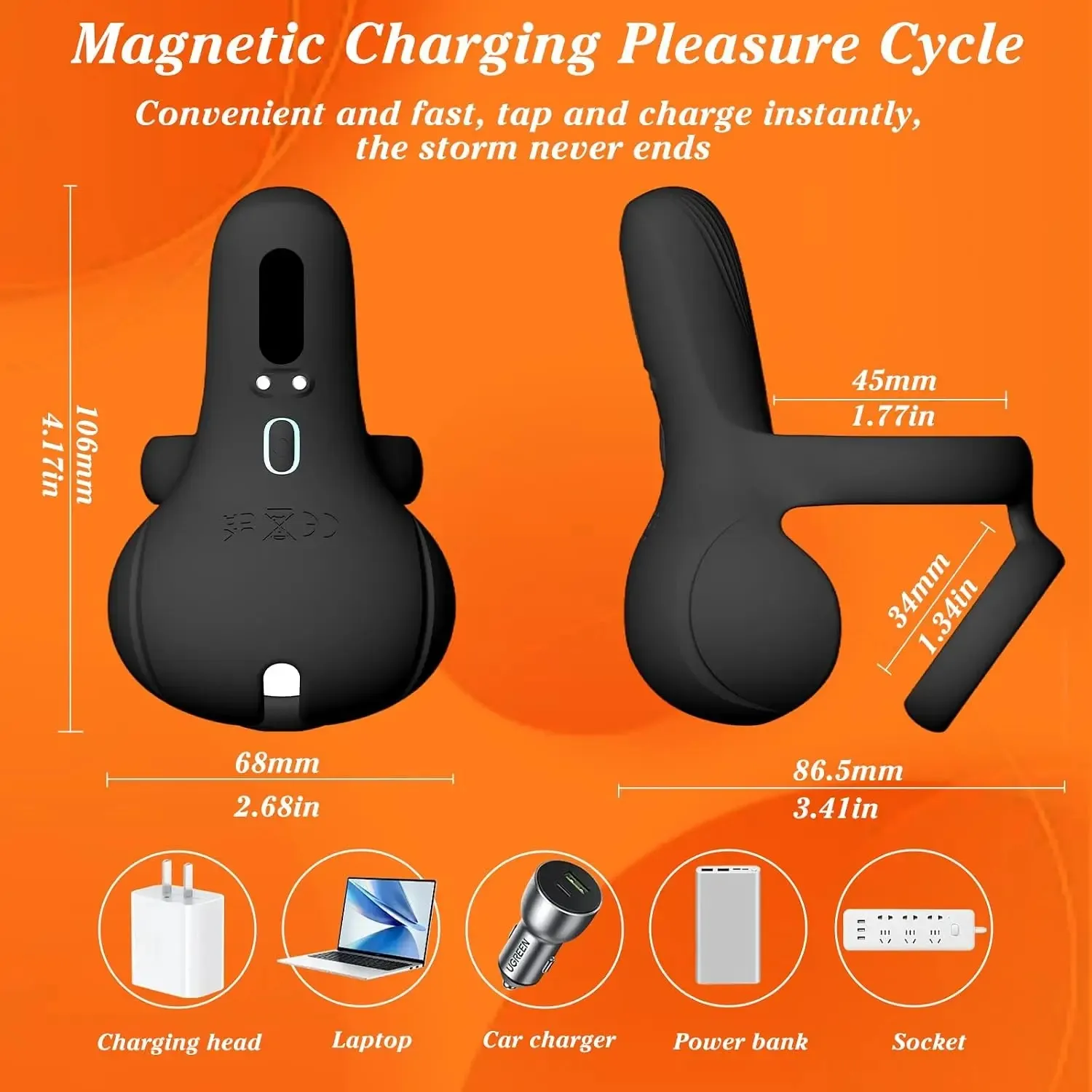Fjernbetjening Penis Cock Ring Vibrator Klitoral Stimulation Mand Ejakulationsforsinkelse Stimulator Voksen Sexlegetøj til Mænd Par 18+ — image 5