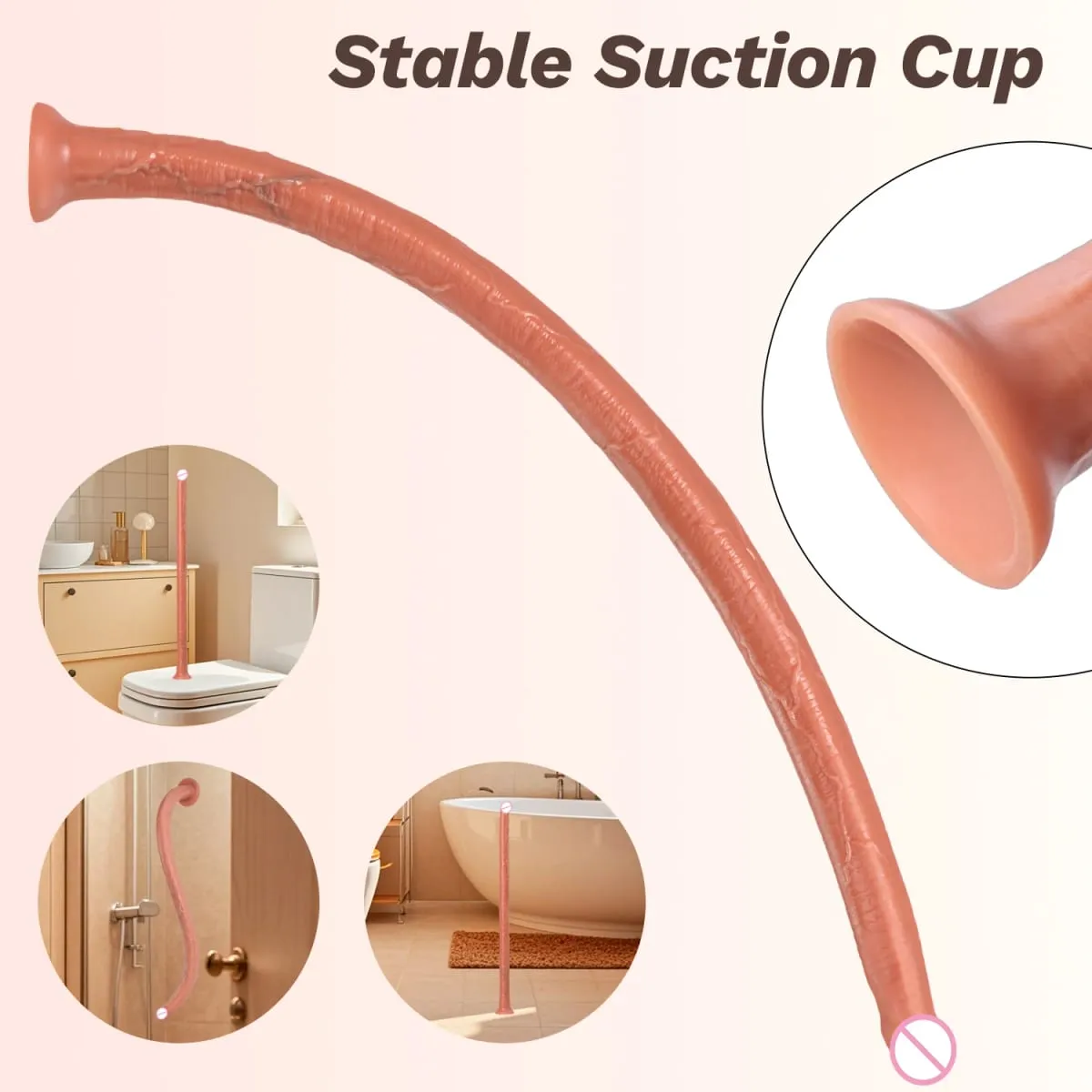 Realistico lungo dildo pene anale stimolatore vaginale silicone liquido giocattoli del sesso per donne coppie lesbiche uomini gay adulti anale — image 5