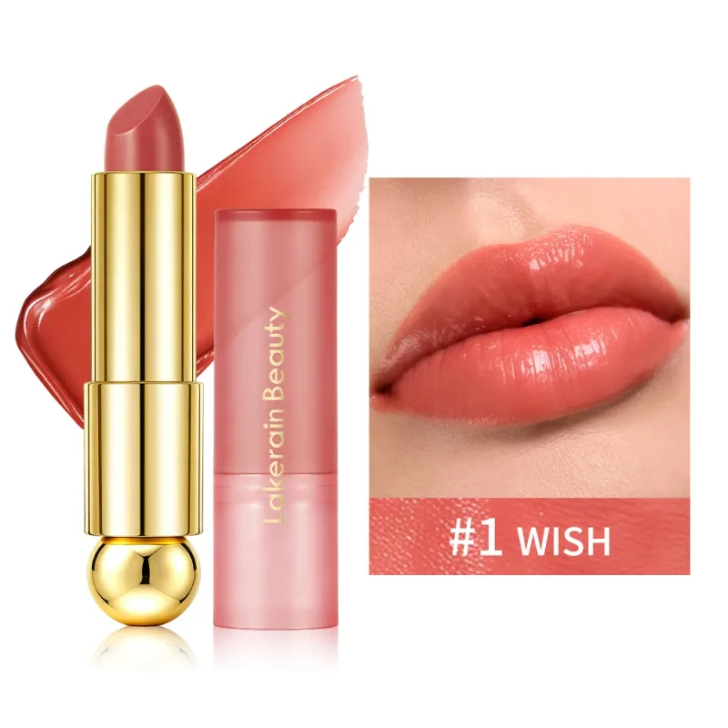3‑in‑1 Solid Tinted Lip Oil Stick Glass Plump Glossy Finish Buildable Color Nourishing Apple Seed Oil Lip Care Makeup — image 8
