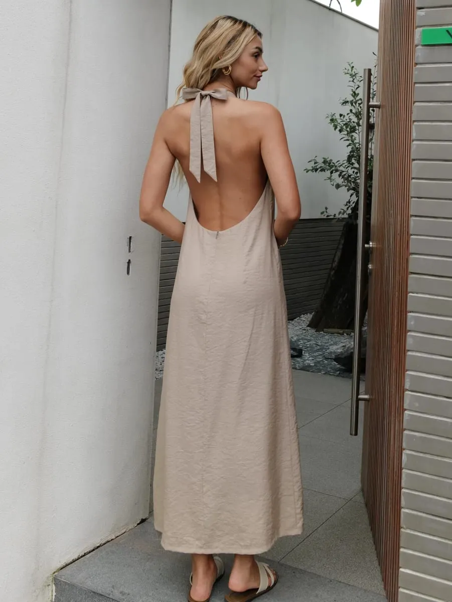 Abito elegante senza schienale da donna estate 2024 — image 4