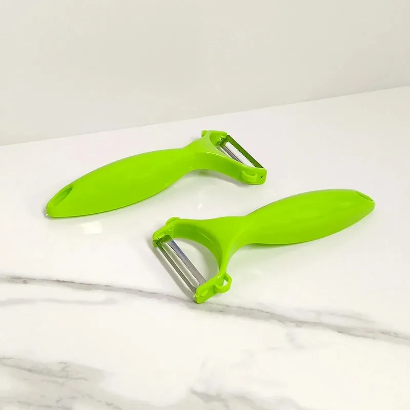 green multi-purpose peeler vegetable peeler radish potato Household fruit peeler peeling knife — image 5