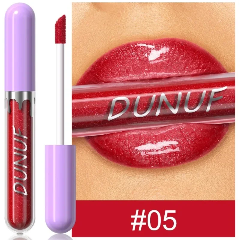 1pc Metallico Rossetto Liquido di Lunga Durata Glitter Lip Smalto Impermeabile Idratare Marrone Lip Tinta Lucido Shimmer Lipgloss Trucco — image 18