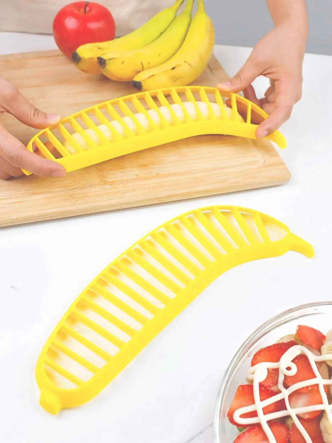 1pc banana splitter fruit platter Fruit salad banana slice slicer — image 6