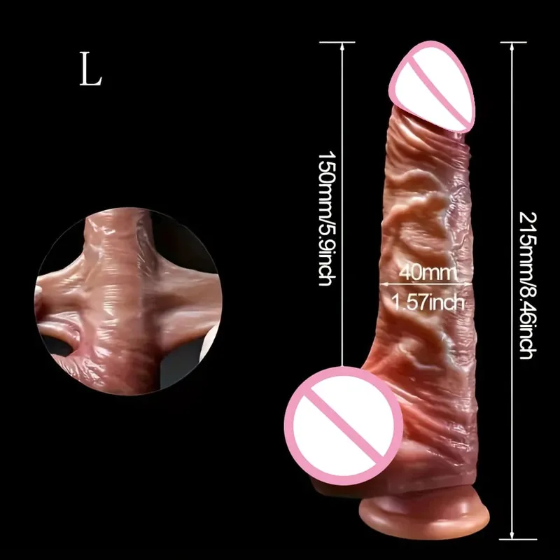 Skin Sliding Forhud Dildo med rigtige testikler strapon Realistiske Dildoer til Kvinder Mænd Lesbisk Anal Pik Voksen Sexlegetøj Penis 18