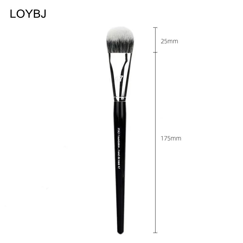 1-10 pz Pro Fondotinta Pennello 47 Testa di Scopa Professionale Fondotinta Liquido Crema Correttore Pennelli Donne Viso Strumenti di Trucco di Base — image 5