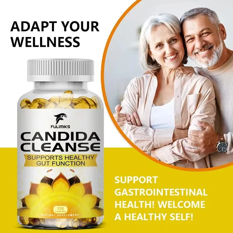 Fulimiks Candida Cleanse - Antioxidant tarmrensning og afgiftning fremmer fordøjelse og stofskifte - 120 kapsler — image 5