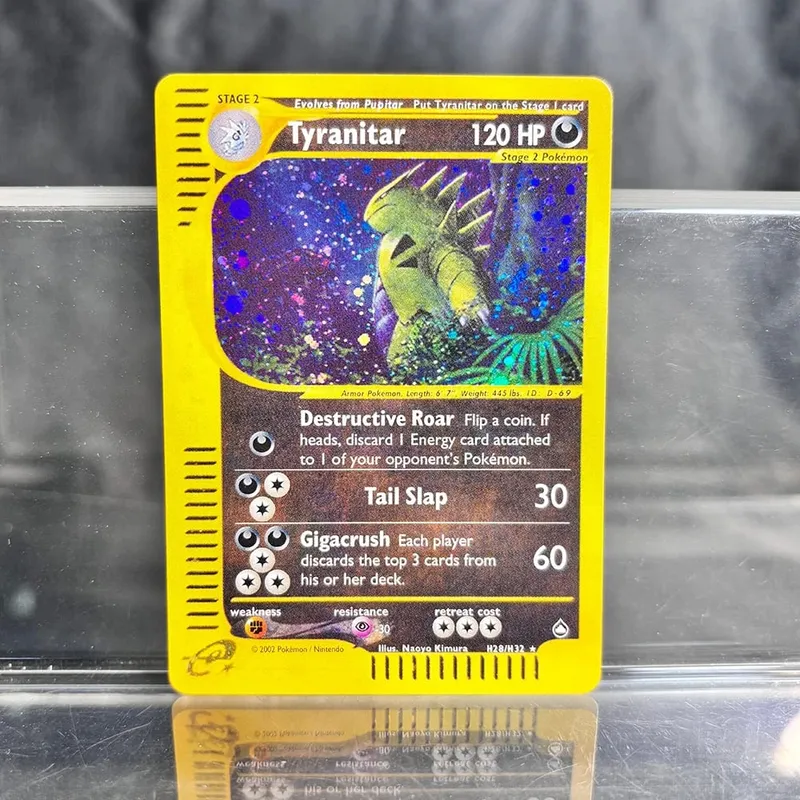 Holographic Game Trading Collection PTCG Proxy karty Charizard Pikachu Mew EX Singl PKM fóliové karty Gengar VMAX Skyridge (SK) — image 3