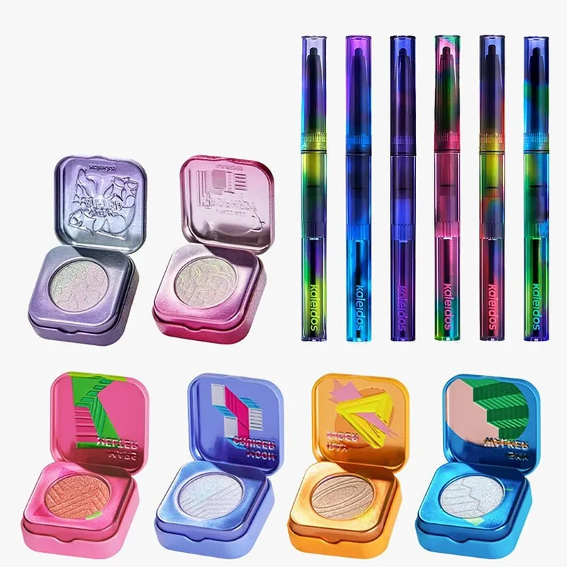 Kaleidos automatická gelová tužka na oční linky Chameleon zvýrazňovač očních stínů Chromová třpytivá sada make-upu na obličej Chameleon Diamond Powder — image 1