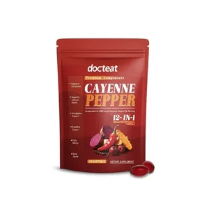 Cayenne Pepper Softgels with Chili Pepper Seed Oil Berberine and Vitamin E Support Normal Digestive Etabolism & Immune Health