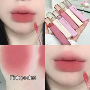 Silky Velvet Huulikiilto Matta Huuli Mud Vedenpitävä Non-Stick Cup Lip Glaze Smudge Proof Not Fade Nestemäinen Huulipuna Korean Meikki