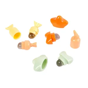 Mini Silicone Cọ Môi Hoạt Hình Góc Cạnh Kem Che Khuyết Điểm Son Dưỡng Môi Son Bóng Kem Che Khuyết Điểm Cọ Trang Điểm Mỹ Phẩm Dụng Cụ