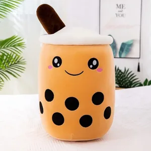 새로운 25/35cm 버블티 베개 부드러운 쿠션 베개 인형