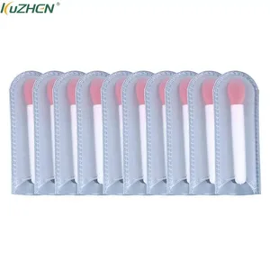 10-teiliges Silikon-Lippenpinsel-Set, kleine Make-up-Pinsel, Lippenstift-Applikator-Pinsel für die Lippenpflege, Make-up-Nutzung