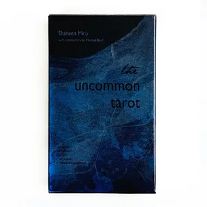 The Uncommon Tarot Deck Dark Blue Art Painting Tarot Card 78 Cards Divination Cards Game Spiritual Meditation Gift for Collector