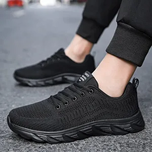 Sabatilles casuals d'estiu per a homes Sabates de malla per córrer Sola suau Sabates còmodes per caminar Esports de moda a l'aire lliure Calçat lleuger