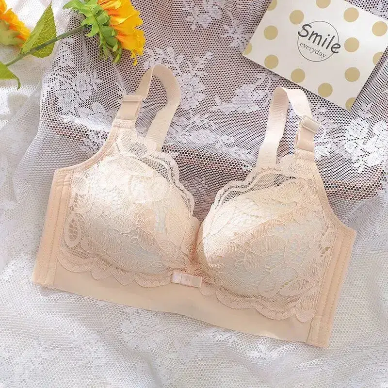 Reggiseno push up imbottito spesso 12 cm, reggiseno con arricciatura senza fili, per un sollevamento naturale sexy del piccolo petto