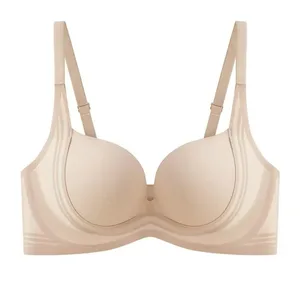 Soutien-gorge Push up sans couture, petit rassemblement de poitrine, agrandissement, Anti-affaissement, haut fin, fond épais, sans armatures, Lingerie pour femmes, 2025