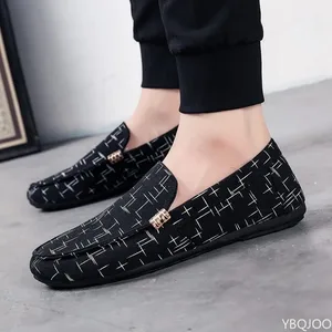 Mens non Slip Loafers Breathable Driving Shoes Casual Plus Size Shoes Walking canvas Flats Non Slip Moccasins Slippers Zapatos