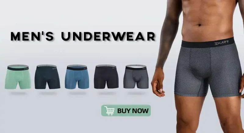 Kalsonger Långa underkläder för män för män Boxershorts Snabbtorkande herrtrosor Sportleggings Boxershorts polyester herrboxershorts