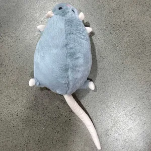 1Pcs 35/50/90cm Cartoon Flower Branch Rat Soft Oversized Animal Figure Cute Simulation Big Mouse Plush Toy Pillow Birthday Gift