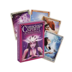 Conscious Spirits Oracle Card A 45 Cards Durable Fashionable Party Fun Playing Card Tarot Card Deck Board Games
