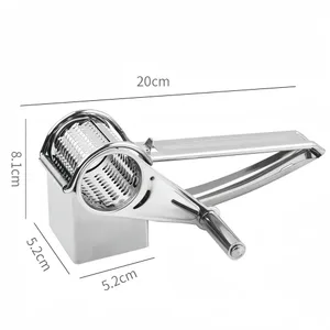 Stainless Steel Cheese Grater Hand Cranked Multifunctional Vegetable Chocolate Carrot Nut Slicer Fast Efficient Kitchen Tools