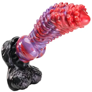 Ridges Fantasy Dildo Huge Monster Παιχνίδι σιλικόνης πρωκτικό με χοντρό κόμπο πισινό πέους βύσμα γυναικείου αυνανισμού Προϊόντα σεξ για ενήλικες