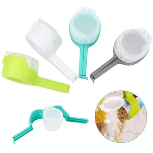 4 Túi Đựng Thực Phẩm Kín Kẹp Có Đổ Vòi Xịt Bảo Quản Thực Phẩm Nhà Bếp Kín Kẹp Đại Chip Túi Kẹp Có Nắp JT394