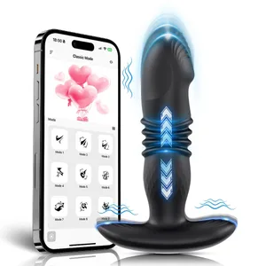 Teleskop Vibrierender Butt Plug Anal APP Vibrator Drahtlose Fernbedienung Sex Spielzeug für Frauen Arsch Anal Dildo Prostata-massagegerät Buttplug