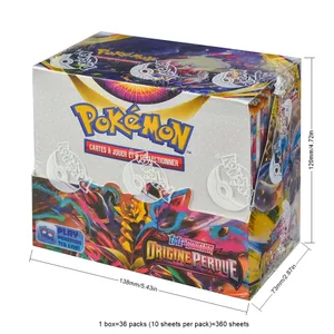 360st franska Pokémon TCG: 360 ORIGINE PERDUE Box Pokemon Cards 36 Pack Box
