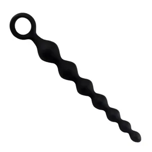 20CM Silicone Anal Beads Prostate Stimulator Ball Butt Plug na may Pull Ring Pang-adultong Sex Toy para sa Babae Mga Lalaki Mag-asawa Gay Flirt Product
