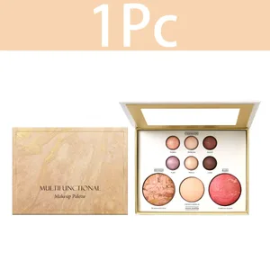 Makeup Palette Eyeshadow Highlighter Blush Bronzer All-in-One Face Palette Shimmer Matte Travel Size Cosmetic Kit Holiday Gift