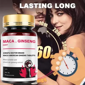 El millor suplement de maca negra per a homes - Suplement de ginseng per a la salut, l'energia i la massa muscular de resistència