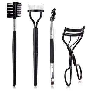 3/4Pcs Eyelash Comb Lashes Curler Eyebrow Brush Comb Eyelashes Separator Tool Double Ended Professional Eye Brow Spoolie Brush