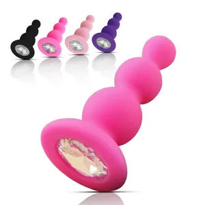 Mini Anal Plug Sex Toys silicone Crystal Annal Extreme Butt Buttplug para sa Babae Prostate Massager Stimulator Pang-adultong Laruan Para sa Lalaki
