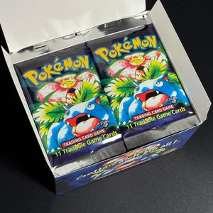 1ST Edition Base Set 1999 Booster Pack TCG Base Set Obegränsat spelkort Pokemon Charizard Blastoise Venusaur PTCG Collectible