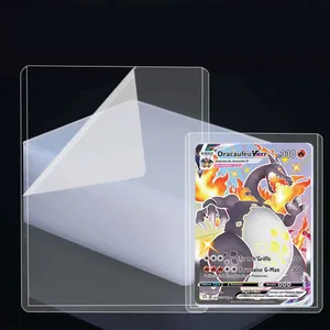 25-150 st hårdkorthållare med skyddande filmkorthylsor Anti-skrapsskydd Passar för Yugioh Pokémon baseballsportkort