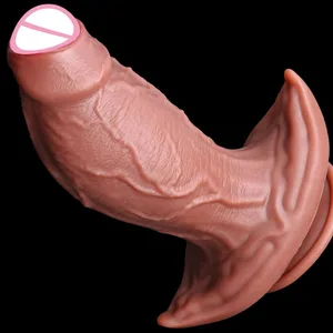 Realistic Carne Piele Moale Gros Dildo Mare Dublu Silicon Penis Mic Femeie Bărbat Jucărie Sexuală Anală Ventuză Penis Masturbator Penis