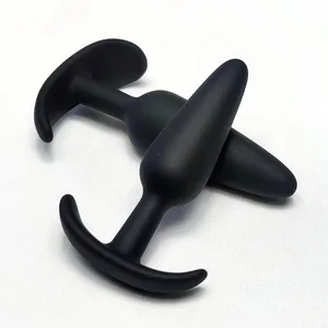 100% Soft Silicone 3 Sukat Anal Plug Butt Plug Stimulator Massager Adult Sex Toy para sa Lalaki/Babae Unisex Gay Prostate Anal Trainer