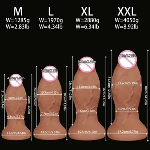 Super Large Πρωκτικό Dildos Χοντρό ρεαλιστικό πέος Αυνανισμός με βύσμα πέους με βεντούζα για γυναίκες άνδρες