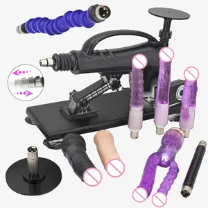 Automatische Sexuelle Maschine 3XLR Dildo Aufsätze Weibliche Masturbation Vibrator Massage Pistole Sex Spielzeug für Männer Paare Erwachsene Produkte
