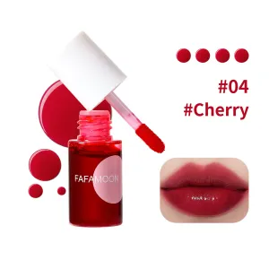 Mini Water Liquid Tint Kosteuttava huulikiilto Mirror Lip Glaze Pitkäkestoinen vedenpitävä huulipuna Rosered Lip Cheek Rouge Cosmetic