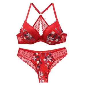 Damen Bügel-BH, gepolstert, Push-Up, Unterwäsche, Höschen, BH, Dessous, Panty-Sets, 34 36 38 40 42 44 A B C D E