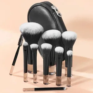 10 Pcs Mini Makeup Brush Set Travel Makeup Brushes