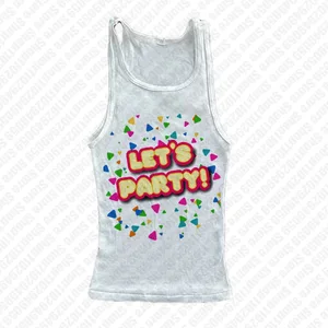 Harajuku anii 2000, maiouri Y2K, sexy, pentru femei, de vară, fără mâneci, cu dresuri imprimate, vestă pentru femei, îmbrăcăminte de stradă, grafică punk, Y2k, emo fete