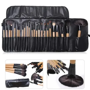24 Uds. Juegos de brochas de maquillaje, brochas cosméticas profesionales, polvos para cejas, base, sombras, herramientas de maquillaje