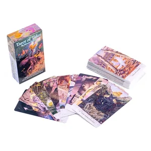10.3*6cm Tarot of Tides: The Adventures of A Duck Named Bob ― Double-embossed Cardstock Unique 78-Card Tarot Deck
