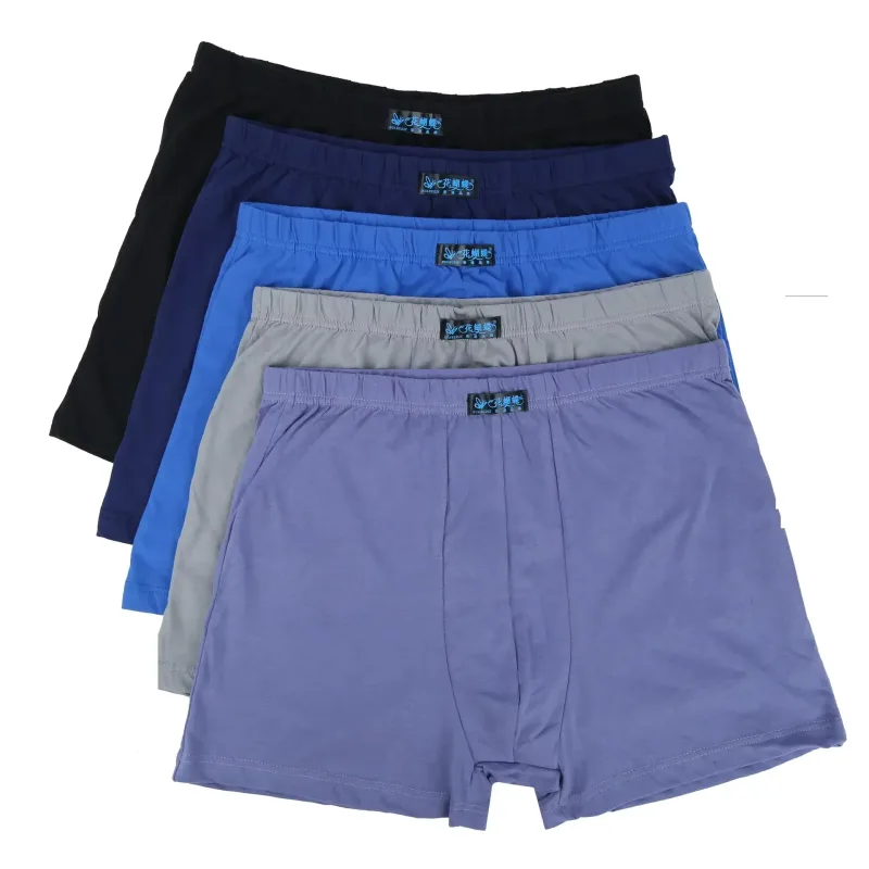 4PCS Loose Fit Cotton Men's Boxer Briefs plus Size Underwear Short 2026 Lot Male Boxer Shorts 8XL 9XL 10XL Comfortable Breathabl