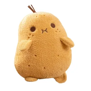 PP Cotton Small Potato Plush Doll Fluffy Soft Funny Food Plush Doll Cartoon Plush Stuffed Plant Spud Throw Pillow