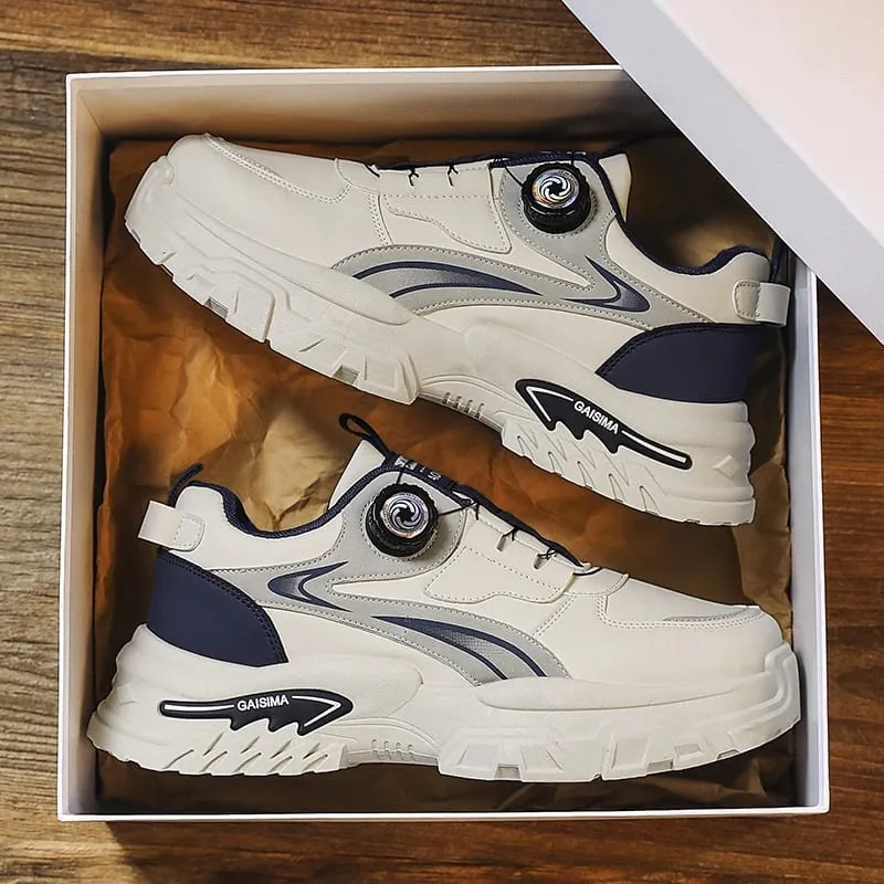 2025 herbst Neue männer Vielseitige High-Top Trendy Laufschuhe Mit Dicken Sohlen Atmungsaktive Casual Trendy Schuhe